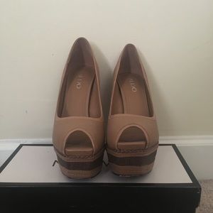 Aldo open toe pumps